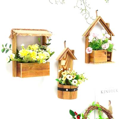 China Cheap Wall Flowerpot Box Vase Decoration Flower Planter Hanging Flower Pots Europe for sale