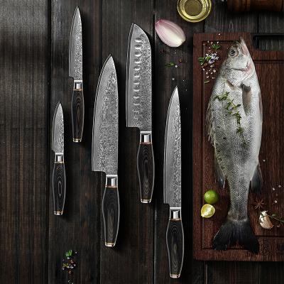 China Kitchen Knife AA21-DS016 Viable 8 Inch VG10 Chefs Knife Kitchen Knife Set High Carbon Chef for sale