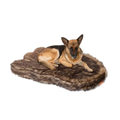 China Travel Laifug dropshipping Orthopedic Comfortable Memory Foam Bolster Calming Dog Pet Bed for sale