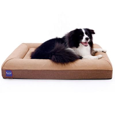 China Travel Laifug dropshipping orthopedic portable foam couch french memory dog ​​bed for sale