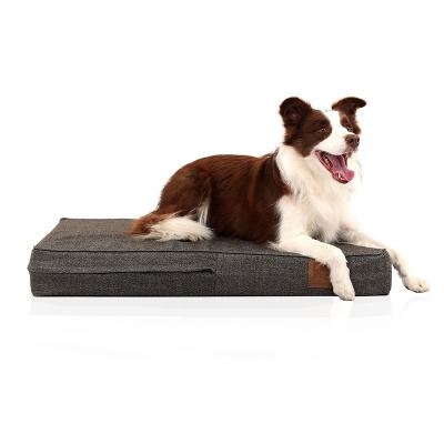 China Wholesale Hot Selling Orthopedic Laifug High Quality Pet Bed Memory Foam Medium Size Dog Bed Travel for sale