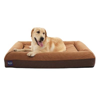 China Travel Laifug dropshipping large Sofa Orthopedic Waterproof Memory Foam OEM dog bed for sale