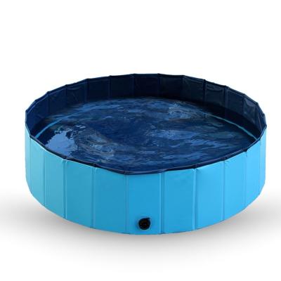 China Laifug Pet Product Deep Clean Wholesale Foldable Swimming Dog Bath Pool for sale