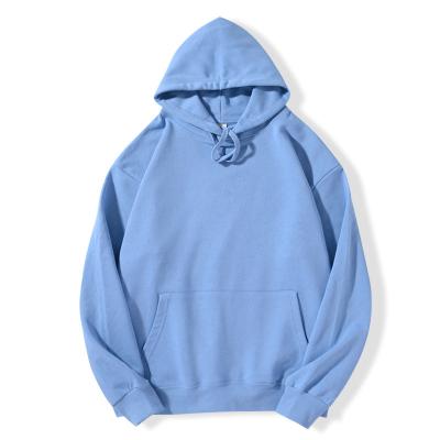 China new Anti-wrinkle autumn and winter solid color 18 high quality color thickened heat custom oversized hoodie for sale