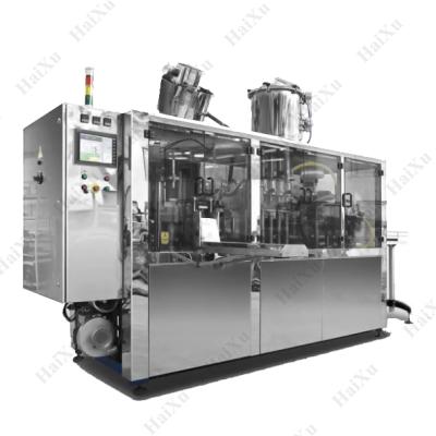 China Full Automatic Vegetable Food 1L 2L Juice Mineral Water Milk Gable Top Carton Filling Machine Production Line for sale