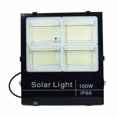 China LANDSCAPE High Power Led Solar Street Flood Light With Remote Smd Flood Wall Door Lamp Housing 25w 40w 60w 100 Watt 200w for sale