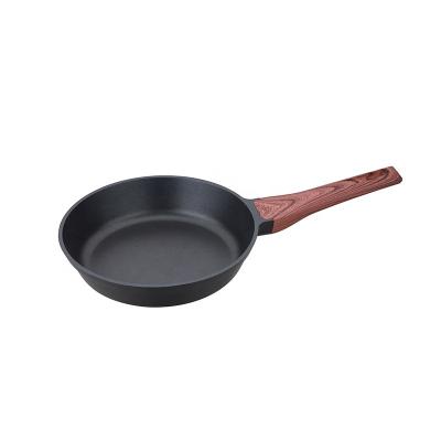 China 24cm Traditional Wholesale Cookware Kitchen Die Cast Aluminum Cooking Non Frying Pan Pot Stick Set for sale