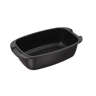 China Tmai Amazone 32cm Cast Aluminum Non Sustainable Hot Stick Multi Use Fish Pan Rotisserie Pot Set for sale