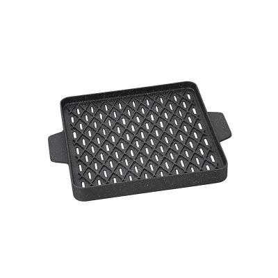 China Induction Cooker Tmai 46*30cm Luxury Black Aluminum 30*30cm Non Sticking Square Outdoor Barbecue Grill Pan for sale