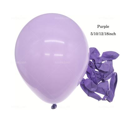 China Hot Selling Amazon Wedding Party Decoration 10/18/12/5inch Pastel Latex Balloon With Macaron Colors for sale