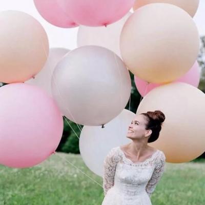 China Giant Wedding Party Decoration 36inch Helium Balloon Pastel Color Globos Large Balloon Decorations for sale