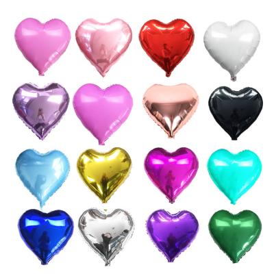 China Toy Top Quality Foil Heart Promotional Foil Balloon Custom Wedding Foil Balloon for sale