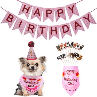 China Beauty Decorations Animal Dog Party Supplies Happy Birthday Balloon Banners, Dog Party Pet Birthday Party Decorations for sale