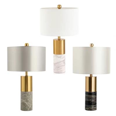 China Wholesale Modern Luxury Hotel Cheap Modern Marble Price Nordic Bedroom Living Room Table Lamp for sale