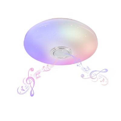 China Surface Mounted New Modern RGB Music Dimmable LED Ceiling Lights Hotel Villa Home Lamps for sale