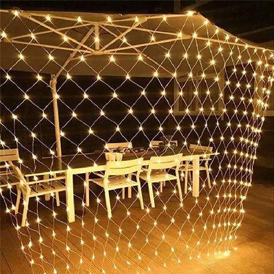 China Beautiful Outdoor / Indoor Decoration Led Fairy String Curtain Christmas Net Light for sale