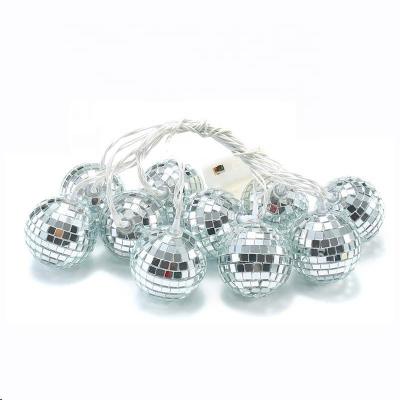 China Christmas Halloween Valentine's Day LED Easter Party Light Disco Ball String Light for Xmas Holiday Birthday Nightclub Home Decor for sale