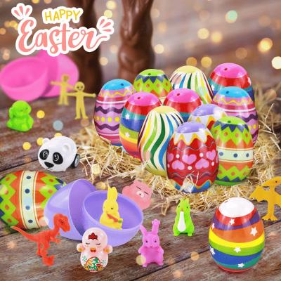 China Other Easter Egg Bunny DIY Plastic Open Egg Shell Squeezing Toy Tumbler Small Gift Toys Wholesale for sale