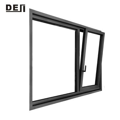 China Hurricane Impact House Bullet Proof Windows And Doors Double Glazed Aluminum Casement Windows for sale