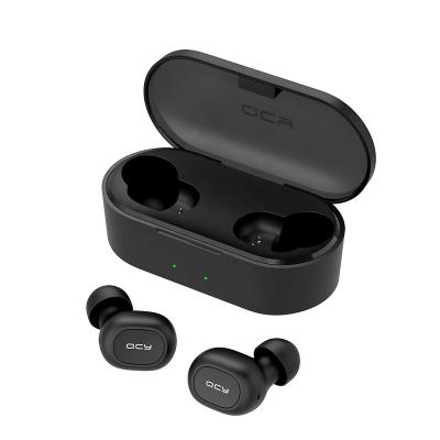 China In-Ear QCY T2C Headset In-Ear QCY T2C Stereo Radio Wireless Base Noise Reduction Case Charging Earbuds TWS Bluetooth Headset With Microphone USB for sale