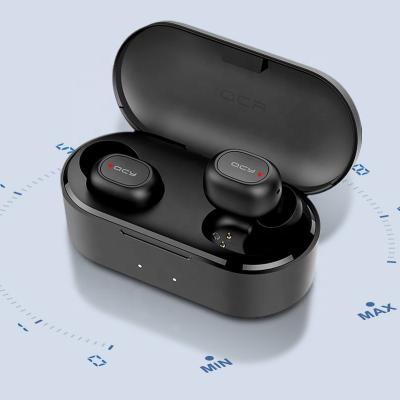 China Popular In-Ear TWS Extra Low Noise Canceling Wireless Headphones QCY T2C Bluetooth In-Ear Headphones With Cover Carry Box for sale