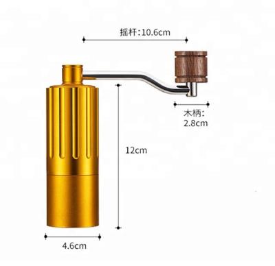 China Aluminum; Copper ; Iron ; Hot Selling Stainless Premium Burr Coffee Grinder /Hand Manual Coffee Grinder On Amazon Suitable For Travelers And Portable Campers For Picture for sale