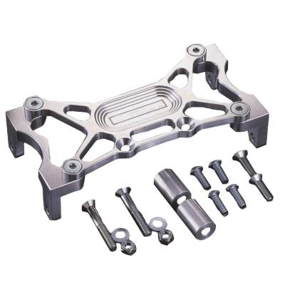 China High quality modified precision motorcycle vehicle cnc machined parts motorcycle aluminum bracket and rear handle seat tools china for sale