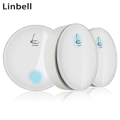 China Modern Linbell G3 No Battery Ring Smart Doorbell Wireless EU Plug with 2 Transmitter and 1 Receiver for sale