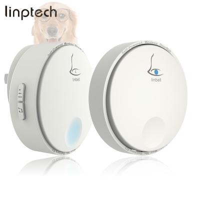 China Linbell Padded Wireless Dog Doorbells For Training Dog Doorbell EU/US/UK Plug for sale