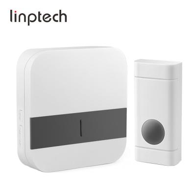 China Linptech ac/dc doorbell wireless door bell with battery wireless musical mp3 doorbells LPB13 for sale