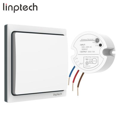 China Linptech K4RW1 wireless smart life iot panel no need battery/switch self-powered electric board/for home rf remote control lamp switch for sale