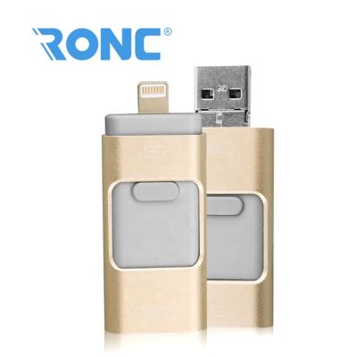 China Convenient to carry with USB Type-C lighting interface 4 in 1 USB 3.0 Multifunctional Flash Drive /OTG USB Flash Drive for sale