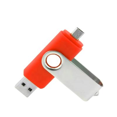 China Handy High Quality 2 in 1 OTG USB Pen Drive USB Flash Drive 4GB 8GB 16GB 32GB 64GB USB OTG Flash Drive for sale