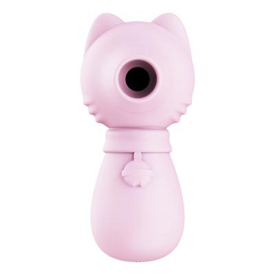 China Couple Flirting Cute Cat 7 Suciton Modes Silicone Toys Vibration Machine Sucking Egg Clitoral Sucker For Women G Spot for sale