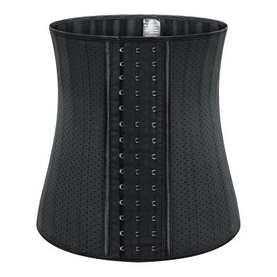 China High Quality Breathable Latex Bodyshaper Women Bodyshaper 25 Steel Waist Trainer With Zipper for sale