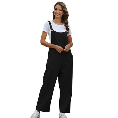 China New Summer Solid Color Anti-Static Spring And Suspender Wide-leg Pants Polyester Fiber Fabric for sale