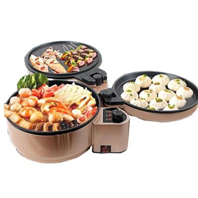 China Outdoor hot electric grill pan machine pizza maker sales electric pan for sale