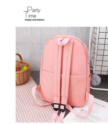 China Factory Direct Anti-theft Student Big Pink Kids Backpack Customizable School Bag for sale