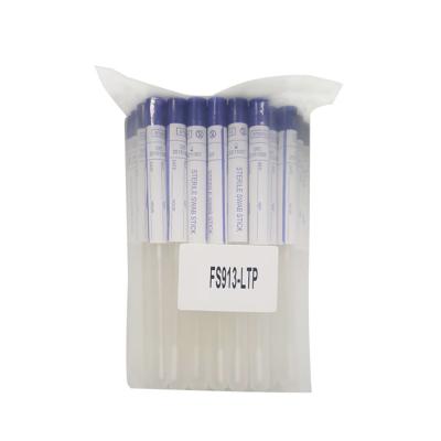 China Disposable Medical Sterile Nasopharyngeal Nasal Test Stick Nylon Nose Flock Swab for sale