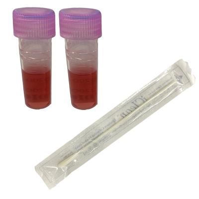 China Laboratory transport 3ml disposable viral medium nasopharyngeal throat assembled viral swab collection test vtm tube kit and transport system for sale