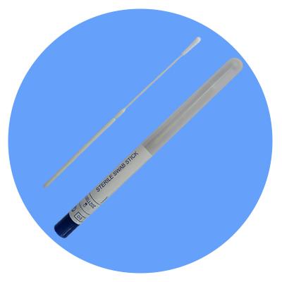 China Oropharyngeal oral nasopharyngeal mediumnasal viral throat swab nose herd disposable carry lab with tube for sale