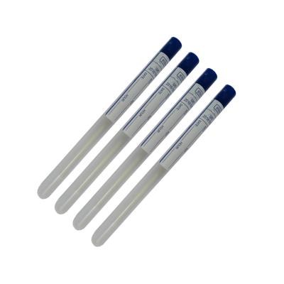 China Medical Oropharyngeal Sample Throat Disposable Lab Specimen Collection Flocked PCR Test Swab for sale