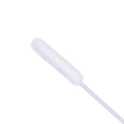 China Lab Swab Test Disposable Medical Nylon Nasal Orals Collect Assembled Sterile Test Swab Sticks for sale