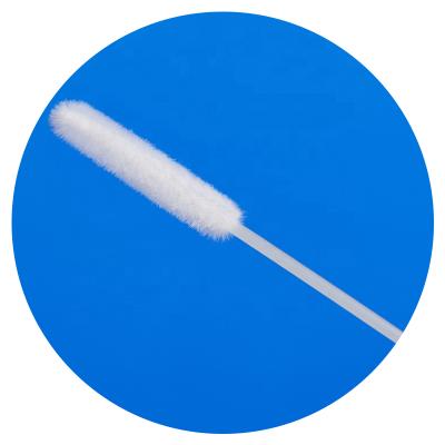 China Lab Breakpoint Handle Individually Wrapped Molded Specimen Flocked Collection Nasal Nylon Medical Swab for sale