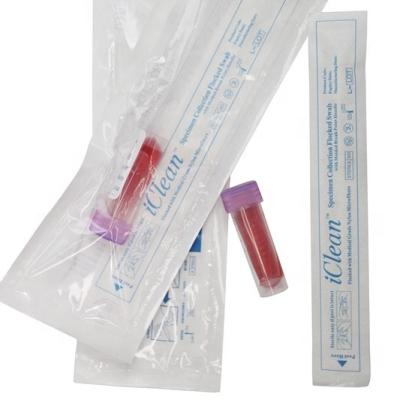 China Nasopharyngeal Assembled Disposable DNA Sampling Media Medical Sterile Laboratory Transport Sampl Vtm Nasal Swab Medium Test Tube Kit for sale