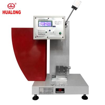 China izod 5.5j pendulum impact tester with big price HUALONGJD for sale