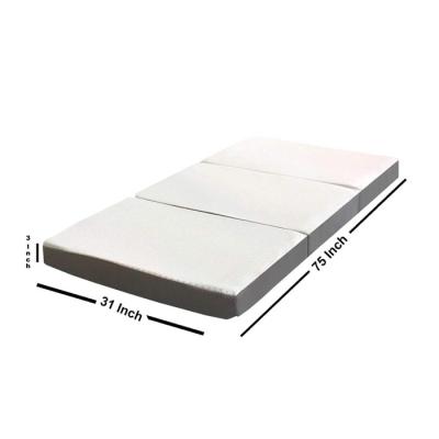 China Tri Folding Comfort Mattress Topper High Density Foam Pad Memory Foam Mattress Japan Korea Tri Massage Foldable Save Space Nature Latex Home for sale