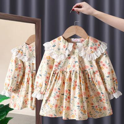 China Premium Flower Kids Plus Size Plus Size Dresses Child Plain Summer Girls Casual Princess Girl Dress Long for sale