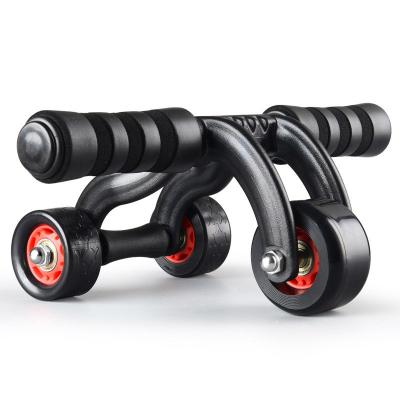 China Newly Connected Automatic Home Abdominal Muscle Four Wheel Abdominal Wheel Fitness Equipment Slim Waist And Abdominal Exerciser Abdominal Machine for sale