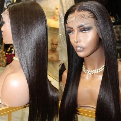 China Hot Beauty Silky Straight Wave Human Hair 13x4 Lace Front Wig Supplier Wholesale Virgin Lace Front Wig for sale